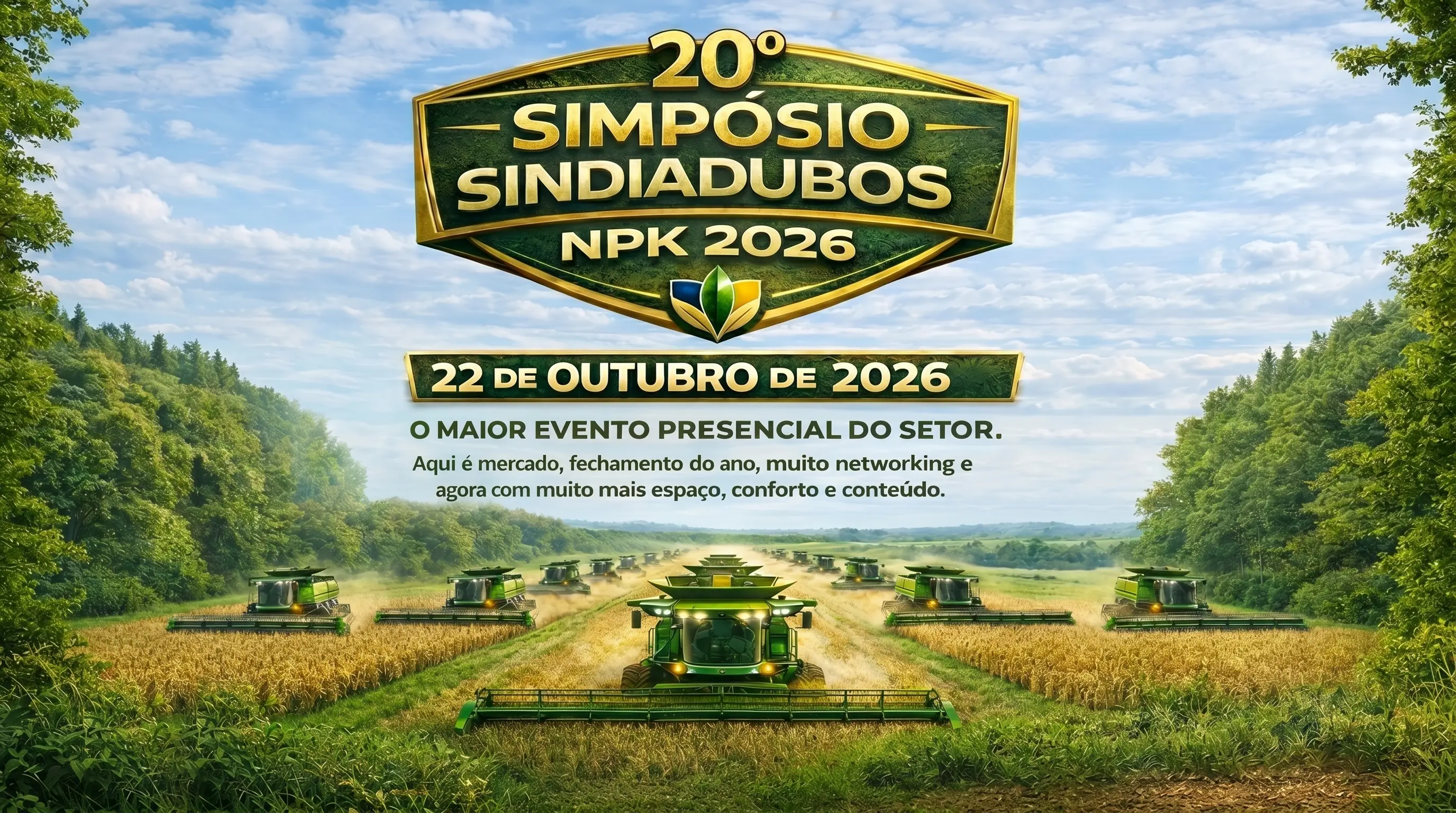20º Simpósio Sindiadubos NPK 2026 está confirmado